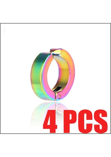 Gümüş Tarzı Takı Aksesuar Küpe Pürüzsüz Metal Stil Deliksiz Kulaklar Için Charm Trendy Kulak Klipsi Kişilik Unisex Titanyum Çelik Kulak Klipsi Kravat Moda Takı Yuvarlak Punk (Yurt Dışından) fırsatları