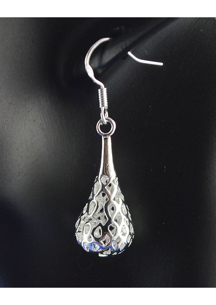 Şık Gümüş Moda Avize Sallantılı Küpe Damlası (Yurt Dışından) modelleri