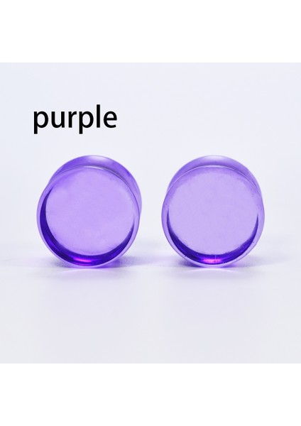 Mavi Stil 16 mm 1 Çift Renkli Akrilik Kulak Tünelleri Ölçü Kulak Genişletici Fişler Genişletici Küpe Delme Ölçüleri Için Fişler (Yurt Dışından) fırsatları