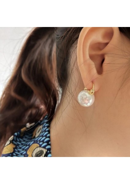 Beyaz Stil 2019 Yeni Yuvarlak Inci Küpe Gümüş Takı Vintage Tarzı Doğal Tatlısu Inci Küpe Kadınlar Hediye Için - E-Ticaret Başlığı (Yurt Dışından) fiyatları