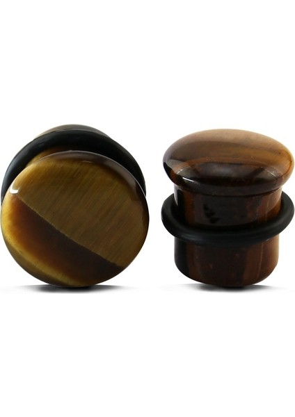 Ametist Tarzı 10 mm 6 Renk Seçeneği 5~18MM Doğal Taş Kulak Tıkaçları ve Tüneller Expander O-Yüzük Kulak Genişletme Piercing Vücut Takıları (Yurt Dışından) indirimleri