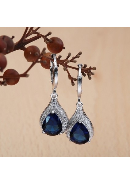 Stil 17 Lüks Moda Wometerling Gümüş Kristal Dangle Cz Küpe Takı Karşılık Gelen Resim Için Stil Seçimi (Yurt Dışından) indirimleri