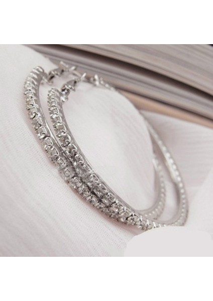 1 Çift Kadın Lüks Kristal Taşlı Küpe Kulak Halkası Dangle (Yurt Dışından) indirimleri