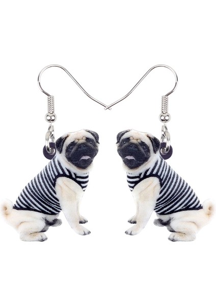 Kadın Kızlar Için Moda Sevimli Hayvan Takıları French Bulldog Pug Köpek Yavrusu Küpe Damla Asılı Akrilik Tatlı Aksesuarlar (Yurt Dışından) fiyatları