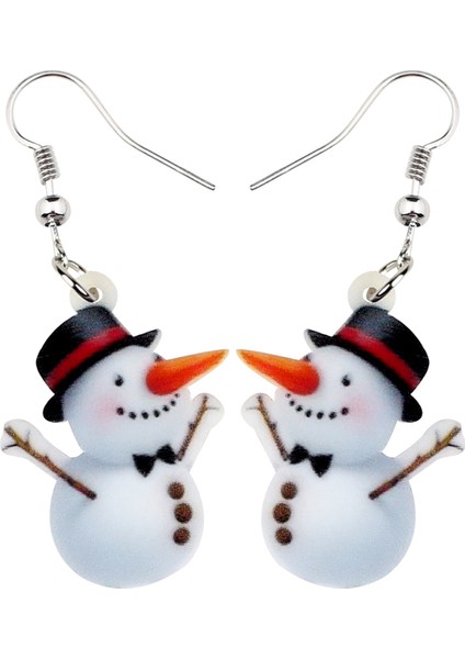 Süt Beyazı Tarzı Kadın Kızlar Gençler Için Akrilik Kar Tanesi Küpe Düşen Anime Kar Şapka Atkı Anime Kar Adamı Süslemeler Takı Hediye Aksesuarları (Yurt Dışından) fiyatları