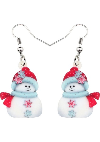Süt Beyazı Tarzı Kadın Kızlar Gençler Için Akrilik Kar Tanesi Küpe Düşen Anime Kar Şapka Atkı Anime Kar Adamı Süslemeler Takı Hediye Aksesuarları (Yurt Dışından) fırsatları