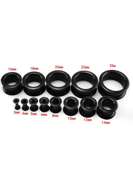 Yeşil Stil 10 mm Çok Renkli Silikon Esnek Ince Kulak Tıkacı Çift Flared Deri Tüneller Kulaklıklar Kulak Gerdirici Genişletici Piercing (Yurt Dışından) modelleri