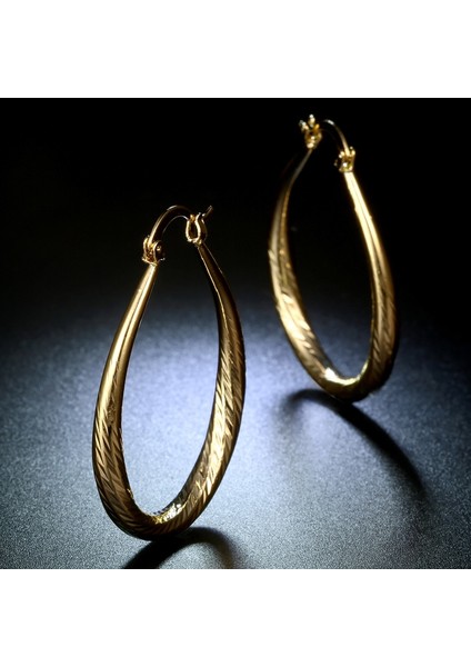 Altın Tarzı Yeni Wometerling Gümüş Moda Halka Sallantılı Küpe Küpe Takı N-279 (Yurt Dışından) fırsatları