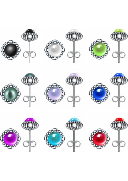 Aqua Style Kadınlar Için Göz Kamaştırıcı Doğal Taş Opal Gümüş Küpe (Yurt Dışından) fiyatları