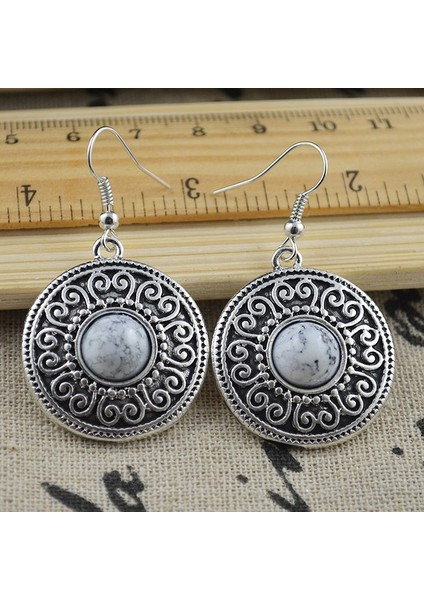 Kadınlar Için Gümüş Akik Şans Küpe Küpe Moda Takı Hediye (Yurt Dışından) fiyatları