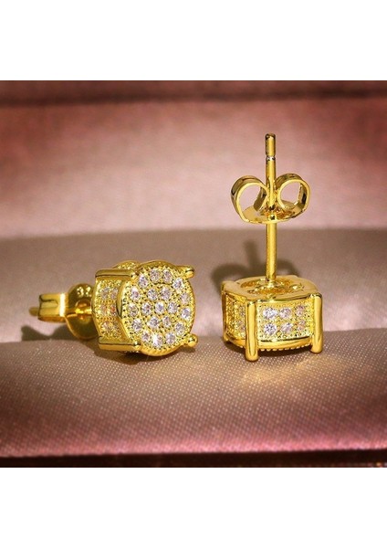 Gümüş Tarzı Princeterling Gümüş Beyaz Safir Küpe Gelinlik Nişan Düğün Takı Hediye (Yurt Dışından) indirimleri