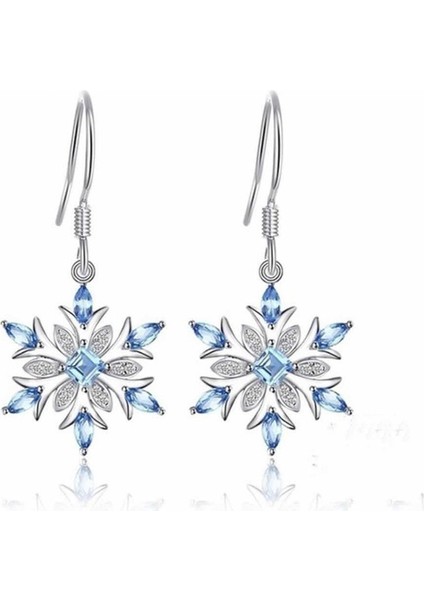 Gümüş Tarzı Jewelrypalace Promosyon 1.54CT Doğal Mavi Topaz Asma Küpe 100% Gümüş Kar Tanesi Moda Takı Kadınlar Için (Yurt Dışından) fiyatları