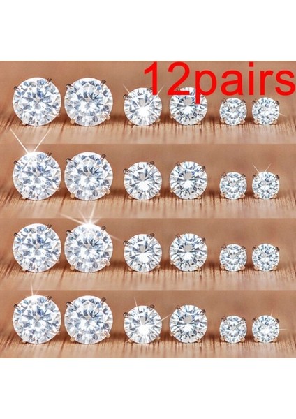 Gümüş Tarzı 40 Adet Kadın Erkek Için Altın Rengi Daire Küpe Takı Seti (Yurt Dışından) indirimleri