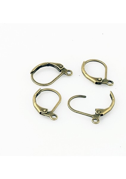 Bronz Tarzı Lot Renkli Fransız Kolu Kilitli Küpe Tutturma Tokaları Takı Bulguları Aksesuarları Kendin Yap (Yurt Dışından)