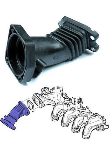 9701 Turbo-Intercooler Hortumu 1.6 Fiesta 02-08 Fuıson 02-08 1.6 Tdcı 5S6Q9351CA