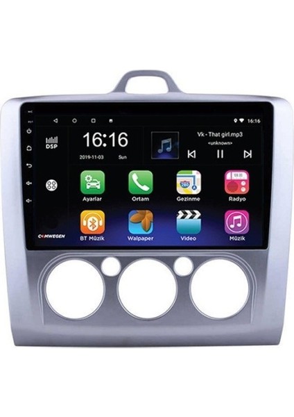 Focus 2 MANUEL-2005-2011-9''HD Ekran-2gb Ram 32GB-KABLOSUZ Carplay-Wifi-Bt-Fm-Mp3-Mp4 Multimedya-Hd Kamera Hediye-Teknik Destekli fiyatları