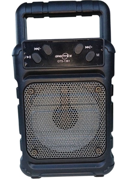 Bluetooth Şarjlı Hoparlör Radyo USB Okuyucu