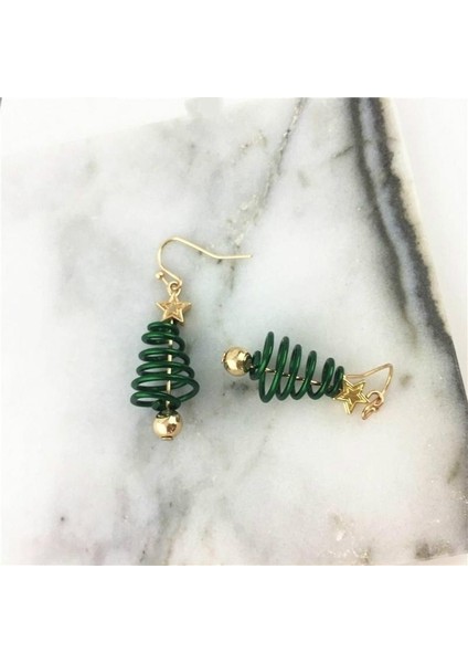 Kadınlar Için Altın Kaplama Takı Parti Küpe Noel Küpe Ağaç Küpe Küpe Asma Küpe Takı (Yurt Dışından) indirimleri