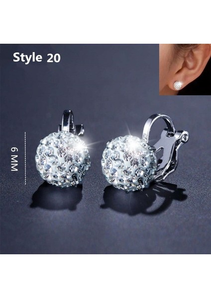 Stil 3 Küpe Deliği Olmayan Kıyafet Klipsli Küpe Deliksiz (Yurt Dışından) modelleri