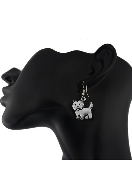 Antik Gümüş Tarzı 1'li Paket Antika Gümüş Westie Veya Cairn Terrier Köpek Cinsleri Hayvan Küpe Hediye Kutusuyla Özel ve Cool Hediye Köpek Severler Için (Yurt Dışından) modelleri