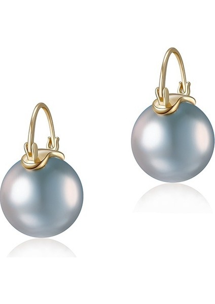 Gri Tarzı 2020 Yeni Moda Inci Gümüş Küpe Inci Küpe Kadınlar Için (Yurt Dışından)