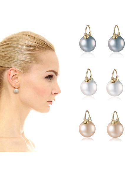 Gri Tarzı 2020 Yeni Moda Inci Gümüş Küpe Inci Küpe Kadınlar Için (Yurt Dışından) fiyatları