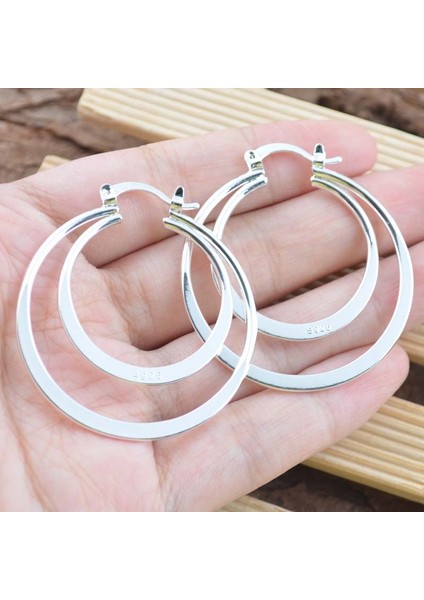 Gümüş Tarzı Yeni Moda Takı Sevimli Kadın Gümüş Küpe N-376 (Yurt Dışından) fırsatları