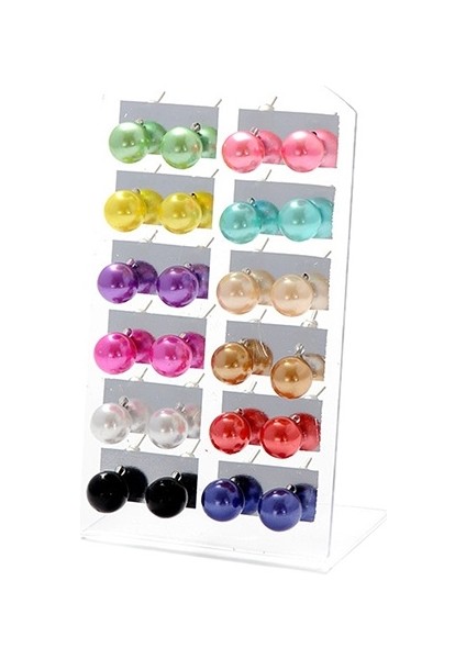 Bir Kadın Moda Hava Küpe Sahte Inci Yuvarlak Top Küpe Seti Küpe Damla Çok Renkli (Yurt Dışından) indirimleri