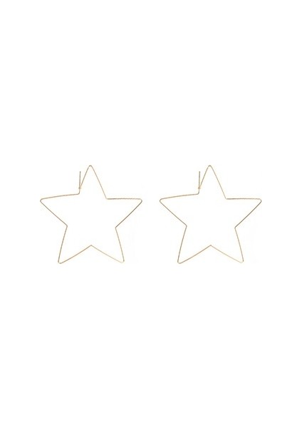 Gümüş Tarzı Basit Aşırı Moda Kolye Küpe Geometrik Beş Köşeli Yıldız Küpe Kadın Parti Takıları Için Mücevher (Yurt Dışından) modelleri