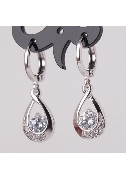 Stil 4 Lüks Moda Wometerling Gümüş Kristal Dangle Cz Küpe Takı Karşılık Gelen Resim Için Stil Seçimi (Yurt Dışından) fiyatları