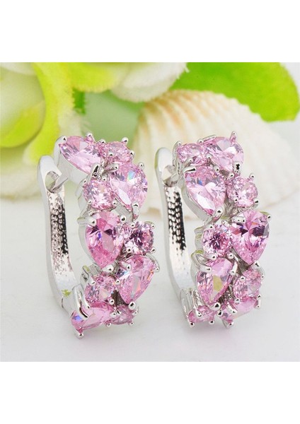 Mavi Stil Zarif Wometerling Gümüş Taşlı Halka Küpe Uzun Küpe Karşılık Gelen Resim Için Stil Seçimi (Yurt Dışından) modelleri