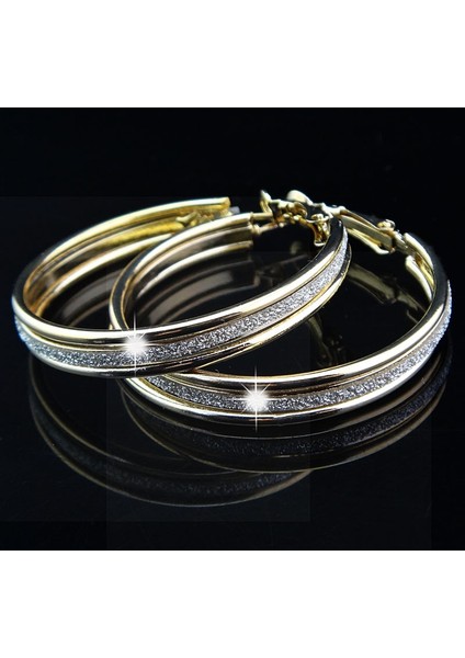 Altın Tarzı Sıcak Satış Yeni Gelenler Çeşitleri Altın ve Gümüş Mat Kadın Büyük Halka Küpe Düğün Gelin Moda Takı (Yurt Dışından) modelleri