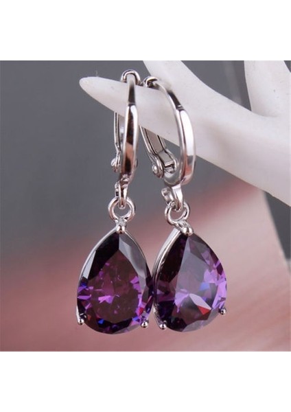 Kırmızı Stil Kadın Moda Yüzük Taşlı Küpe Halka Kolye Küpe Düğün Takı (Yurt Dışından) modelleri