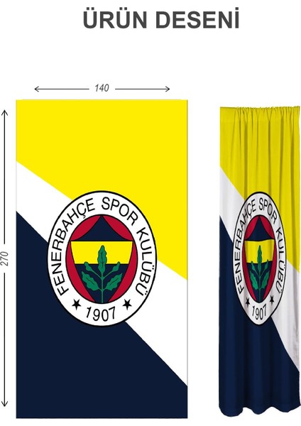 Dijital Baskı Yıkanabilir Modern Desenli 2 Kanat Bebek ve Çocuk Odası Fon Perdesi
