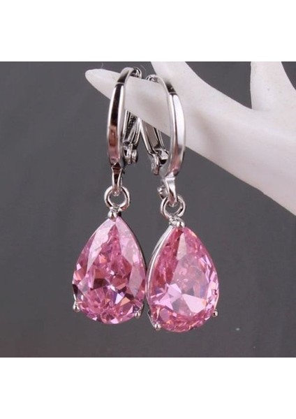 Beyaz Stil Kadın Moda Yüzük Taşlı Küpe Halka Kolye Küpe Düğün Takı (Yurt Dışından) fiyatları