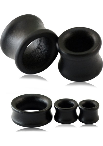 Kahverengi Tarzı 10 mm 1 Çift Oyuk Kulak Tıkaçları ve Tüneller Büyük Boy Kulak Tünel Küpeleri Kulak Genişletici Ahşap Genişletici Beden Delme Ölçüleri (Yurt Dışından) fırsatları