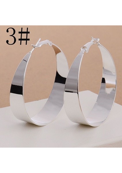 Gümüş Tarzı No.5 Boyutu 925 Gümüş Kulak Yüzüğü Küpe Kadın Takı Karşılık Gelen Resim Için Seçenekli Stil (Yurt Dışından) fırsatları