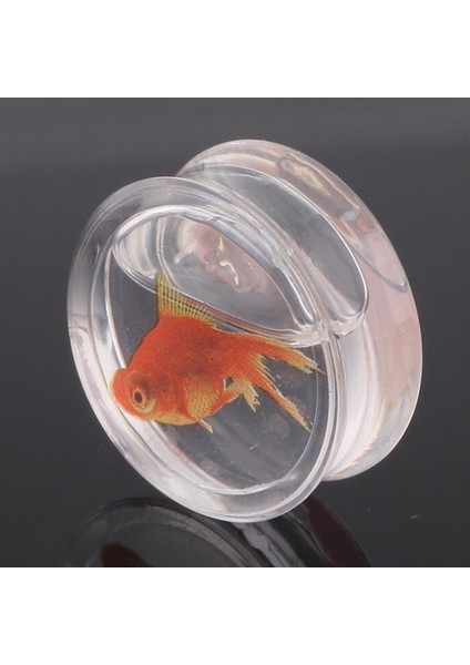 Şeffaf Stil 10 mm 1 Çift Şeffaf Akrilik Akvaryum Çift Flared Kulak Tünel Takı Fiş Genişleticisi Piercing (Yurt Dışından) modelleri