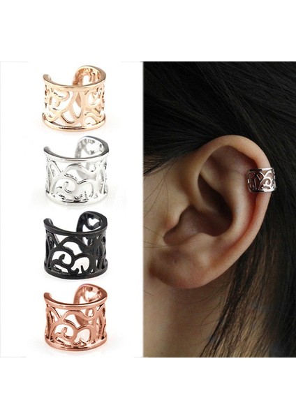 Altın Tarzı Yeni Moda Punk Titanyum Çelik Ton Kurbağa Kol Bileziği Kulak Klipsi Sarma Küpe (Yurt Dışından) fırsatları