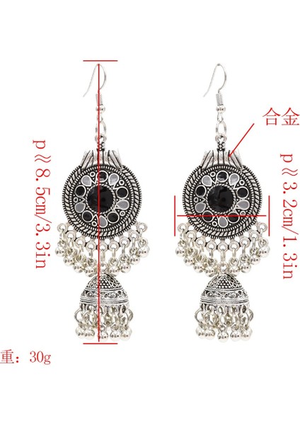 Çok Renkli Stil Kadınların Şirin Kulak Takıları Düşen Tasarım Püskül Boncuk Kanca Küpe (Yurt Dışından) indirimleri