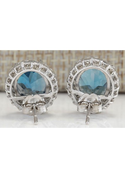 Mavi Stil Noble Takı Gümüş Doğal Safir Taşlı Küpe (Yurt Dışından) indirimleri