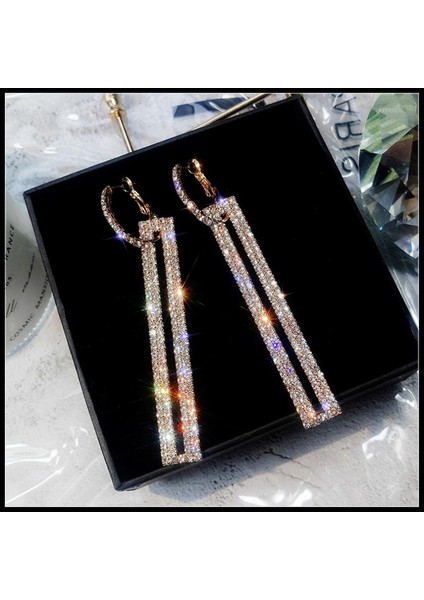 1 Altın Lüks Kadın Kristal Taşlı Gümüş 18K Altın Kolye Küpe Kadın Takı Karşılık Gelen Resim Için Stil Seçimi (Yurt Dışından) fiyatları