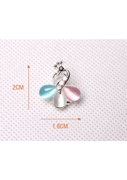 Moda Damla Küpe Kulak Klipsi Tavuskuşu (Yurt Dışından) modelleri