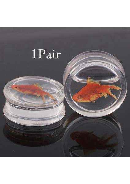 Şeffaf Stil 18 mm 1 Çift Şeffaf Akrilik Akvaryum Çift Flared Kulak Tünel Takı Fiş Genişleticisi Piercing (Yurt Dışından) fiyatları