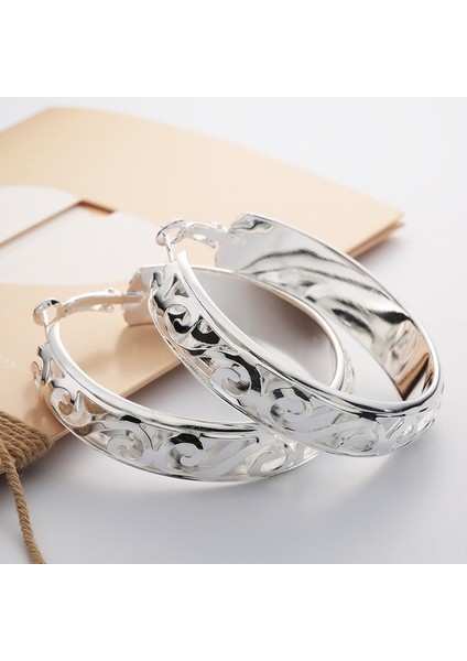 Gümüş Tarzı No.21 Boyutu 925 Gümüş Kulak Yüzüğü Küpe Kadın Takı Karşılık Gelen Resim Için Seçenekli Stil (Yurt Dışından)