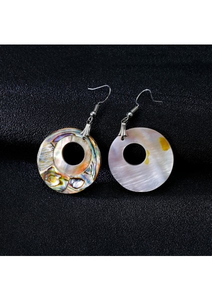 Yeni Doğal Abalon Kabuk Serisi Küpe Moda Vahşi Bayan Küpeleri (Yurt Dışından) fırsatları