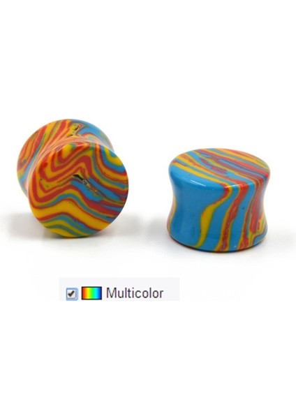 Çok Renkli Stil 12 mm 1 Çift Doğal Reiki Taşı Plug Ametist Kulak Genişletici Howlite Obsidyen Çift Flared Tünel Taş Kulak Tıkaçları Kulak Delikleri Gerdirici Vücut Piercing Takıları (Yurt Dışından)