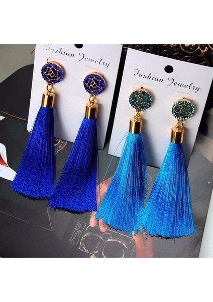 Beyaz Stil Kadınlar Için Bohem Uzun Püskül Asma Küpe Parti Takı Aksesuarı (Yurt Dışından) fiyatları