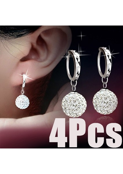 4 Adet Kız Küpe (Yurt Dışından)