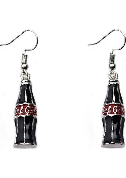 Kola Mini Küpe Gıda Küpe Kola Kutuları Hamburger Pizza Sosisli Ekmek Küpe Damla Küpe Kanca Küpe (Yurt Dışından)